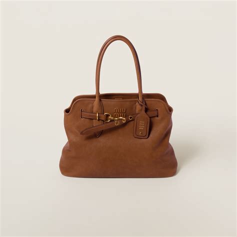 miu miu nappa leather bag|Miu Miu Aventure Nappa Leather Top.